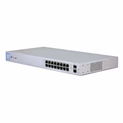 Ubiquiti UniFi US-16-150W, Managed, Gigabit Ethernet (10/100/1000), Power over Ethernet (PoE), Rack mounting, 1U, Wall mounta ...