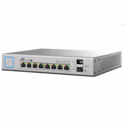 Ubiquiti UniFi US-8-150W, Managed, L2, Gigabit Ethernet (10/100/1000), Full duplex, Power over Ethernet (PoE)