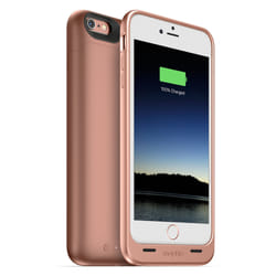mophie Juice Pack mobile phone case 14 cm (5.5") Shell case Pink gold