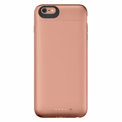 mophie Juice Pack mobile phone case 14 cm (5.5") Shell case Pink gold