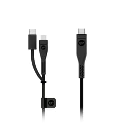 mophie PRO USB cable 2 m USB C USB C/Micro-USB B Black