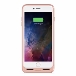 mophie juice pack air mobile phone case 14 cm (5.5") Shell case Pink gold