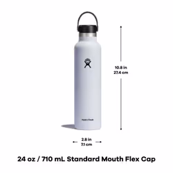 Hydro Flask Standard Flex Cap White 24 Oz