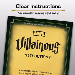 Ravensburger Marvel Villainous: Twisted Ambitions - Engaging Strategy Board Game | Perfect for Marvel Fans & Families | Compatibility with Other Marve