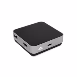OWC USB-C Travel Dock, Wired, USB 3.2 Gen 1 (3.1 Gen 1) Type-C, Grey, Space Gray, SD, SDHC, SDXC, CE, FCC
