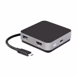 OWC USB-C Travel Dock Wired USB 3.2 Gen 1 (3.1 Gen 1) Type-C Grey