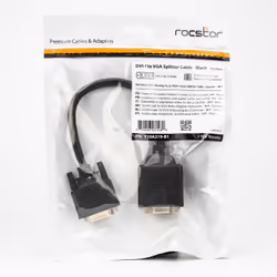 Rocstor Y10A219-B1 video splitter DVI 2x VGA
