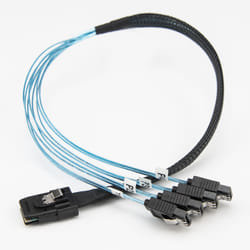 Rocstor Y10C251-BL1 Serial Attached SCSI (SAS) cable 0.5 m Blue