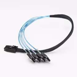 Rocstor Y10C251-BL1 Serial Attached SCSI (SAS) cable 0.5 m Blue