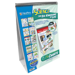 NewPath Learning Six Kingdoms of Life Double Sided Laminated Learning Flip Chart 12 L x 18 W in
