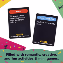 The Ultimate Date Night Game - Relationship Card Game, Ideal for Date Night, Parties, Great Gift for Valentine's Day, Anniversary & Couples, Black