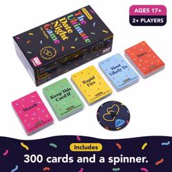 The Ultimate Date Night Game - Relationship Card Game, Ideal for Date Night, Parties, Great Gift for Valentine's Day, Anniversary & Couples, Black