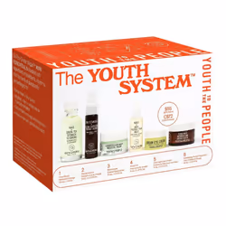 Youth To The People The Youth System - 6 Piece Set with Superfood Cleanser  Face Oil  Moisturizer  Vitamin C Serum  Eye Cream ...