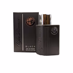Alfa Romeo Black Eau De Toilette 75ml, Men, 75 ml, Non-refillable bottle, Italian Lemon combined with Grapefruit and Elemi ad ...