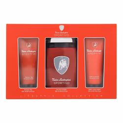 Lamborghini Sportivo 3 Piece Gift Set: EDT 125ml - Shower Gel 100ml - Aftershave Balm 100ml
