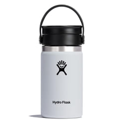- Travel Coffee Flask 354 ml (12 oz) - Vacuum Insulated Stainless Steel Travel Mug with Leak Proof Flex Sip Lid - BPA-Free - Wide Mouth - White