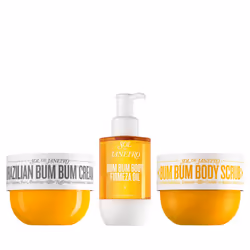 SOL DE JANEIRO Brazilian Bum Bum Cream Bum Bum Firmeza Body Oil and Bum Bum Body Scrub Bundle - Ultimate Firming Ritual
