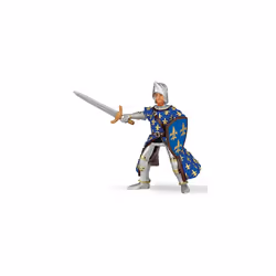 Papo -Hand-Painted - Figurine -Medieval-Fantasy -Blue Prince Philip -3