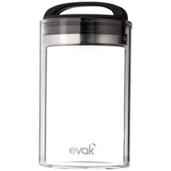 Prepara Evak Fresh Saver Airless Canister, Glass & Stainless, Medium,