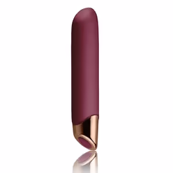 Rocks-Off Chaiamo, Wand vibrator, Vaginal stimulation, Burgundy, Silicone, Straight, Ambidextrous