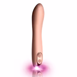 Rocks-Off Giamo, Wand vibrator, G-Point stimulation, Pink, Silicone, Straight, Ambidextrous
