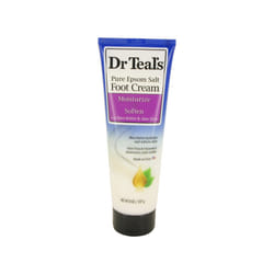 Dr Teal's Pure Epsom Salt Foot Cream by Dr Teal's Pure Epsom Salt Foot Cream with Shea Butter & Aloe Vera & Vitamin E 8 oz