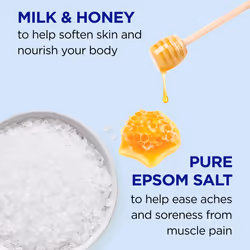 Dr Teals Epsom Salt Soaking Solution, Soften & Nourish with Milk and Honey, 48 Oz (Packaging May Vary)