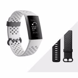Fitbit Charge 3 Special Edition, Wristband activity tracker, OLED, Waterproof, White