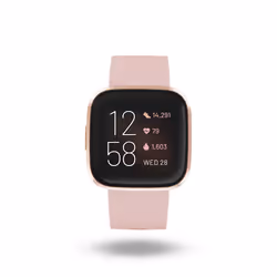Fitbit Versa 2 3.55 cm (1.4") AMOLED 40 mm Digital 300 x 300 pixels Touchscreen Black, Rose gold Wi-Fi