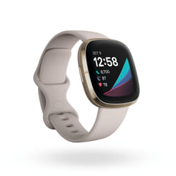 Fitbit Sense 4.01 cm (1.58") AMOLED 40 mm Digital Touchscreen White Wi-Fi GPS (satellite)