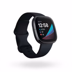 Fitbit Sense, 4.01 cm (1.58"), AMOLED, Touchscreen, Wi-Fi, GPS (satellite), 30 g