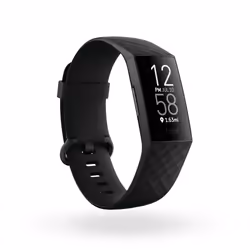Fitbit Charge 4, Wristband activity tracker, 3.96 cm (1.56"), GPS (satellite), Near Field Communication (NFC), Waterproof, Bl ...