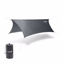 ENO, Eagles Nest Outfitters ProFly Rain Tarp, Ultralight Hammock Accessory, Charcoal