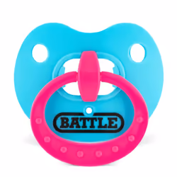 Battle Sports Binky Oxygen Football Mouthguard - Detachable Strap  Maximum Breathability  Works with Braces & No Boiling Requ ...