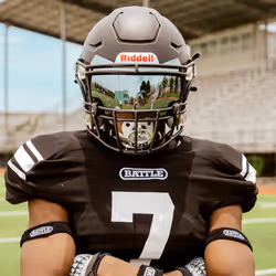 Battle Sports Binky Oxygen Football Mouthguard - Detachable Strap  Maximum Breathability  Works with Braces & No Boiling Required