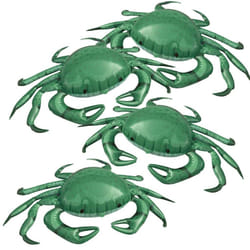 Jet Creations Inflatable Animals 20" Wide Pack of 4 Crab, Supplies Party Favors, Gifts an-CRAB4, Multi