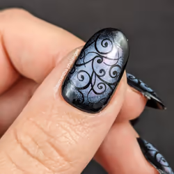 Maniology Swirls Nail Stamping Plate  Swirling Patterns Nail Art Designs  Swirl-Theme Manicures