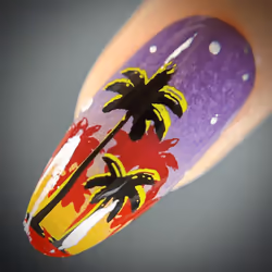 Maniology Shake Your Palm Fronds Nail Stamping Plate  Tropical and Beach Vibes Nail Art  Summer Manicures