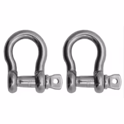 Extreme Max 3006.8324.2 BoatTector Stainless Steel Anchor Shackle - 1/2, 2-Pack