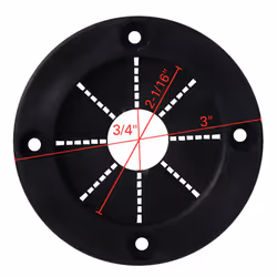 Extreme Max 3005.2172.5 Rigging Grommet  2  Black  Pack of 5