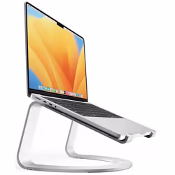 Twelve South Curve SE, Freestanding, Aluminium, Silver
