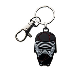 Star Wars: The Rise of Skywalker  Unisex Adult  Star Wars Episode 9 Kylo Ren Broken Mask With Stainless Steel Key Chain  Silver  Black  One Size