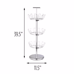 Honey-Can-Do 3 Tier Chrome Shoe Tree  25 lbs