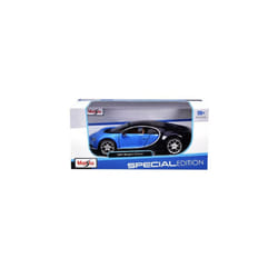 Maisto Special Edition 1/24 Scale Bugatti Chiron Black / Blue