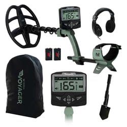 MINELAB XTERRA VOYAGER AllTerrain Pinpointing Adult Metal Detector with Waterproof Coil  4 Detect Modes  Clear Target ID  Back