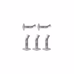 VideoSecu 5 Studio Speaker Wall Ceiling Mount Bracket Holder BS5 (White  5 Pack)