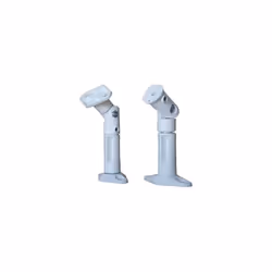VideoSecu 5 Studio Speaker Wall Ceiling Mount Bracket Holder BS5 (White  5 Pack)