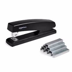 Stapler with 1000 Staples Black