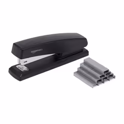 Stapler with 1000 Staples Black