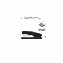 Stapler with 1250 Staples Black 3pack